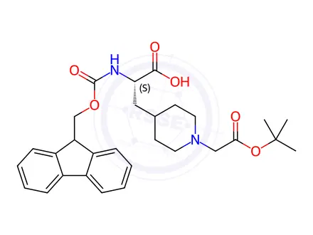 Chemical structure of Fmoc-L-A4paa(tBu)-OH