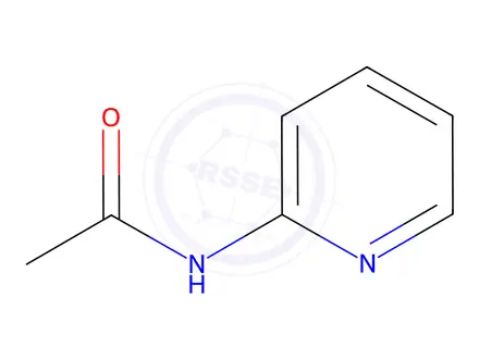 Chemical structure of N-(pyridin-2-yl)acetamide