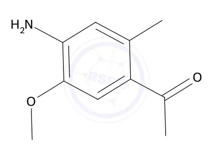 Chemical structure of 1-(4-Amino-5-methoxy-2-methylphenyl)ethan-1-one