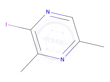 Chemical structure of 2-Iodo-3,5-dimethylpyrazine