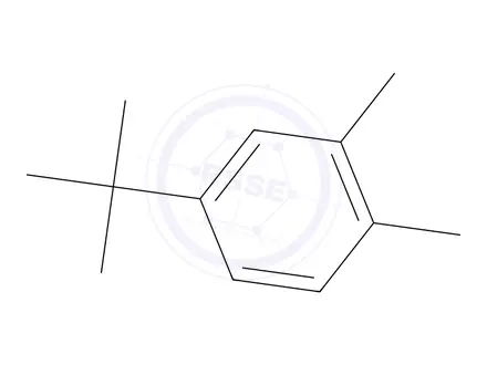 Chemical structure of 4-(tert-Butyl)-1,2-dimethylbenzene