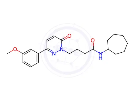 Chemical structure of N-Cycloheptyl-4-(3-(3-methoxyphenyl)-6-oxopyridazin-1(6H)-yl)butanamide