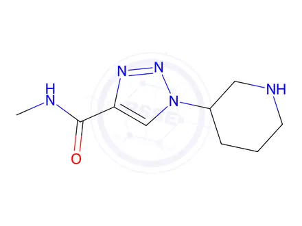 Chemical structure of N-Methyl-1-(piperidin-3-yl)-1H-1,2,3-triazole-4-carboxamide