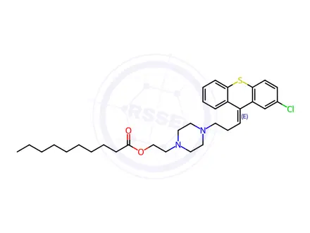 Chemical structure of Zuclopenthixol Decanoate EP Impurity A