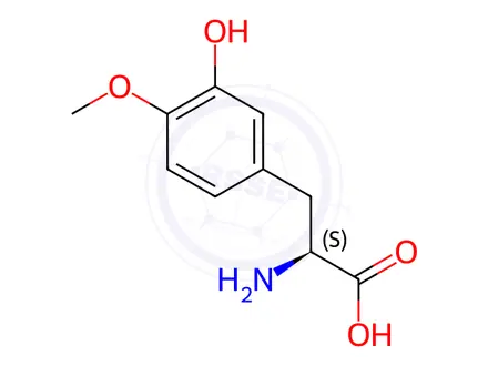 Chemical structure of 3-(3-Hydroxy-4-methoxyphenyl) alanine