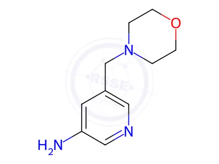 Chemical structure of 5-(Morpholinomethyl)pyridin-3-amine