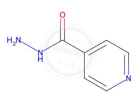 Chemical structure of Isoniazid