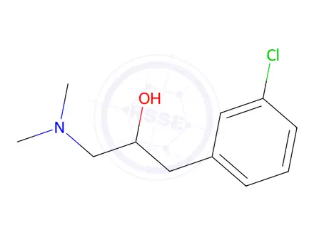 Chemical structure of 1-(3-Chlorophenyl)-3-(dimethylamino)propan-2-ol