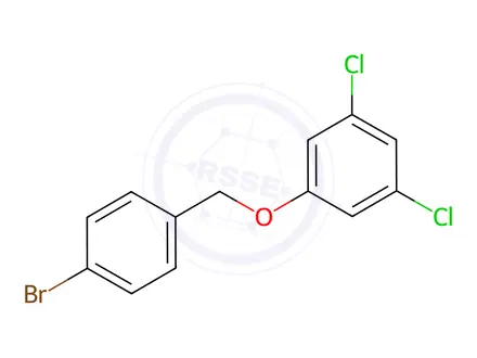 Chemical structure of 1-((4-Bromobenzyl)oxy)-3,5-dichlorobenzene