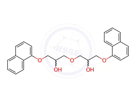 Chemical structure of Propranolol Impurity 8