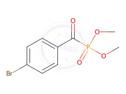 Chemical structure of DIMETHYL(4-BROMOPHENYLOXOMETHYL)PHOSPHONATE