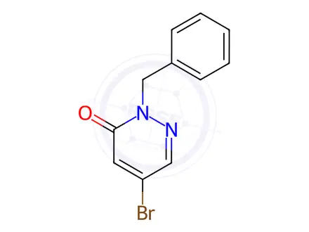 Chemical structure of 2-Benzyl-5-bromopyridazin-3(2H)-one