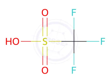 Chemical structure of 1-Methyl-1H-imidazole Trifluoromethanesulfonate