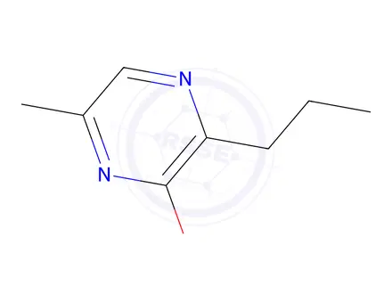 Chemical structure of Pyrazinol, 6-methyl-3-propyl-(8CI)
