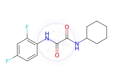 Chemical structure of N1-Cyclohexyl-N2-(2,4-difluorophenyl)oxalamide