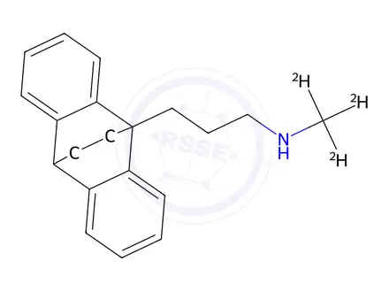 Chemical structure of Maprotiline-d3