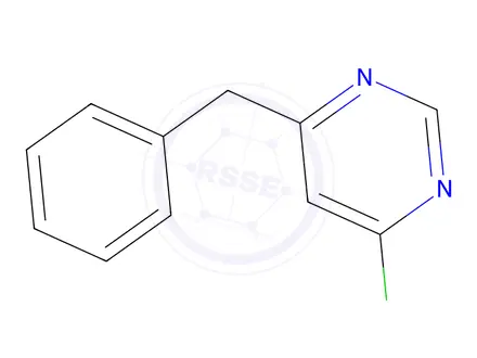 Chemical structure of 4-benzyl-6-chloropyrimidine