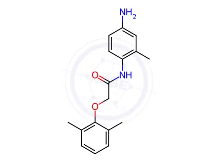 Chemical structure of N-(4-Amino-2-methylphenyl)-2-(2,6-dimethylphenoxy)acetamide