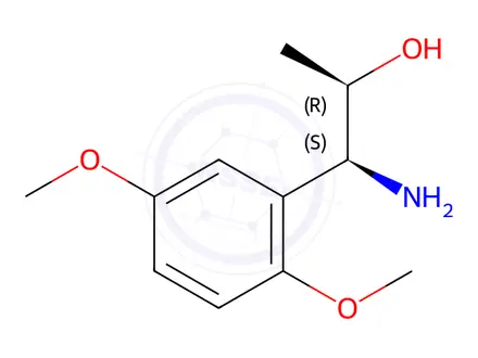 Chemical structure of (1S,2R)-1-AMINO-1-(2,5-DIMETHOXYPHENYL)PROPAN-2-OL