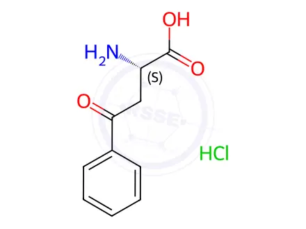 Chemical structure of (S)-4-Oxo-homophenylalanine Hydrochloride