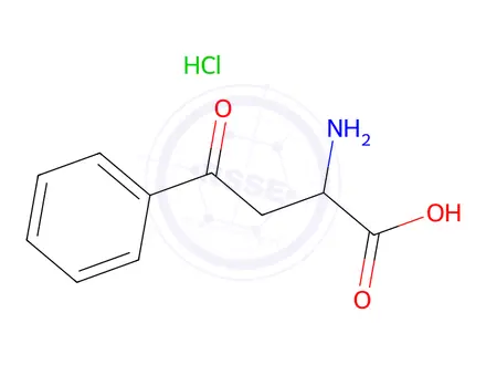 Chemical structure of 3-Benzoylalanine Hydrochloride