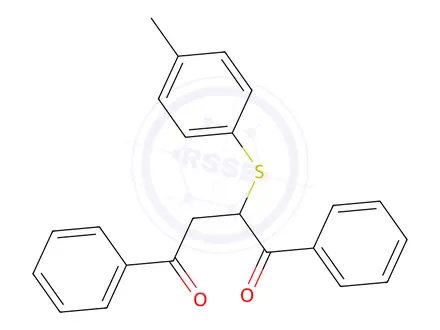 Chemical structure of 2-[(4-Methylphenyl)sulfanyl]-1,4-diphenylbutane-1,4-dione