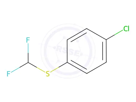 Chemical structure of 4-(DIFLUOROMETHYLTHIO)CHLOROBENZENE