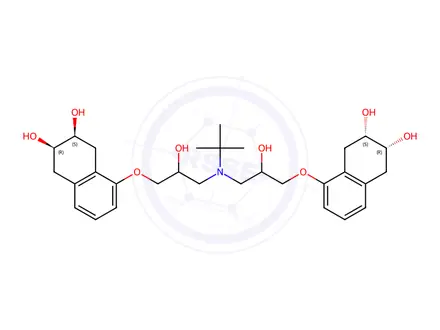Chemical structure of Nadolol EP Impurity D