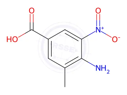 Chemical structure of 4-Amino-3-methyl-5-nitrobenzoic acid