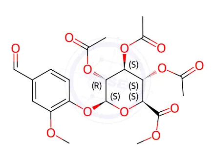 Chemical structure of Vanillin Impurity 18