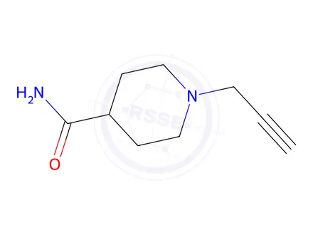 Chemical structure of 1-(Prop-2-yn-1-yl)piperidine-4-carboxamide