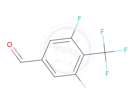 Chemical structure of 3,5-Difluoro-4-(trifluoromethyl)benzaldehyde