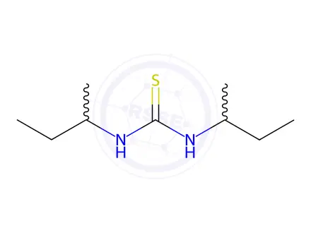 Chemical structure of NN'-Di-sec-butylthiourea