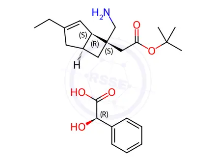 Chemical structure of Mirogabalin Impurity 18 D-Mandelic acid