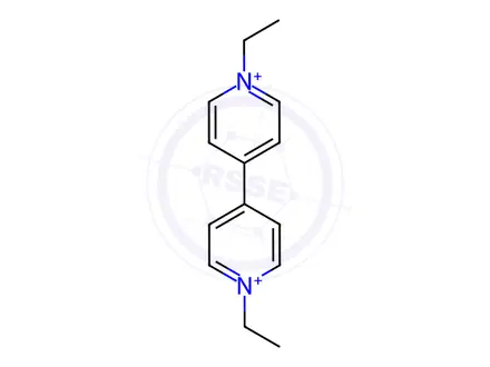 Chemical structure of Ethylviologen Dibromide