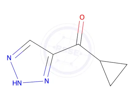 Chemical structure of Cyclopropyl(1H-1,2,3-triazol-5-yl)methanone