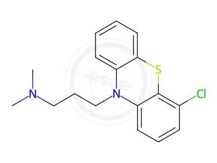Chemical structure of Chlorpromazine Hydrochloride Impurity 6 (Chlorpromazine Hydrochloride EP Impurity F)