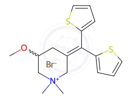 Chemical structure of Timepidium bromide