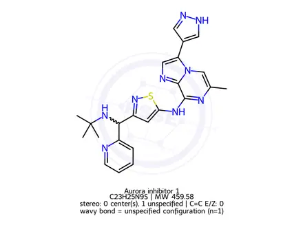 Chemical structure of Aurora inhibitor 1