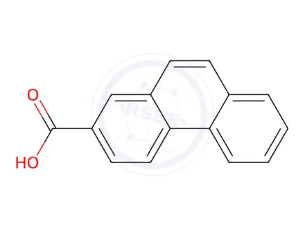 Chemical structure of Phenanthrene-2-carboxylic Acid