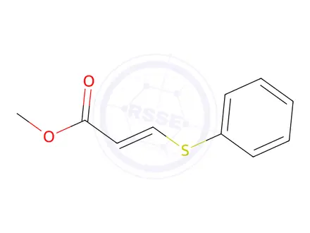 Chemical structure of Methyl 3-(phenylsulfanyl)prop-2-enoate