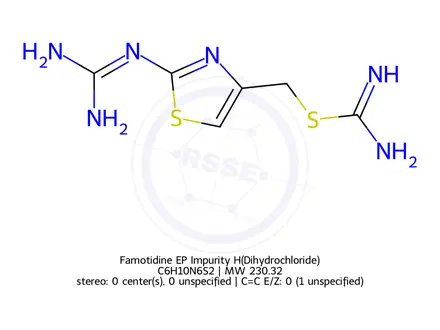 Chemical structure of Famotidine EP Impurity H