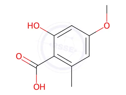 Chemical structure of Everninic Acid