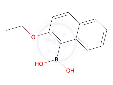 Chemical structure of 2-Ethoxy-1-naphthaleneboronic acid