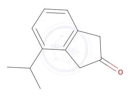 Chemical structure of 2H-Inden-2-one,1,3-dihydro-4-(1-methylethyl)-(9CI)