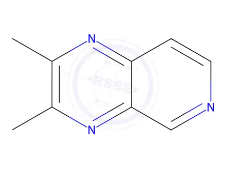 Chemical structure of Pyrido[3,4-b]pyrazine, 2,3-dimethyl-