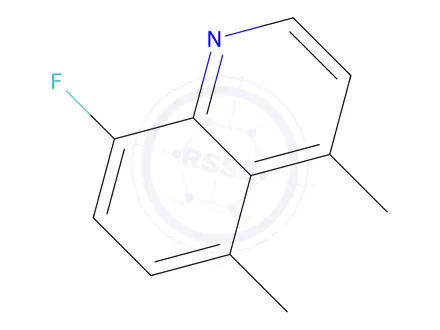 Chemical structure of 8-Fluoro-4,5-dimethylquinoline