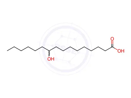 Chemical structure of 10-Hydroxyhexadecanoic Acid