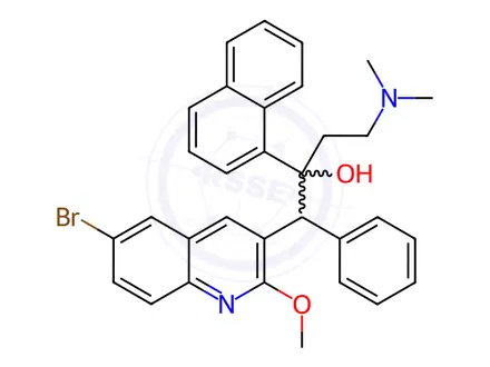 Chemical structure of Bedaquiline Fumarate Impurity 32