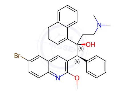 Chemical structure of Bedaquiline Fumarate Impurity 29